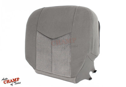 2003-2006 GMC Yukon & Yukon XL SLE SLT Driver Side Bottom Cloth Seat Cover Gray