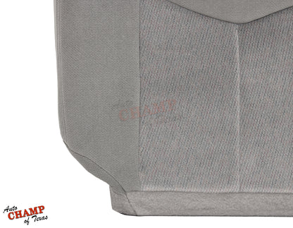 2003-2006 GMC Yukon & Yukon XL SLE SLT Driver Side Bottom Cloth Seat Cover Gray