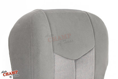 2003-2006 GMC Yukon & Yukon XL SLE SLT Driver Side Bottom Cloth Seat Cover Gray