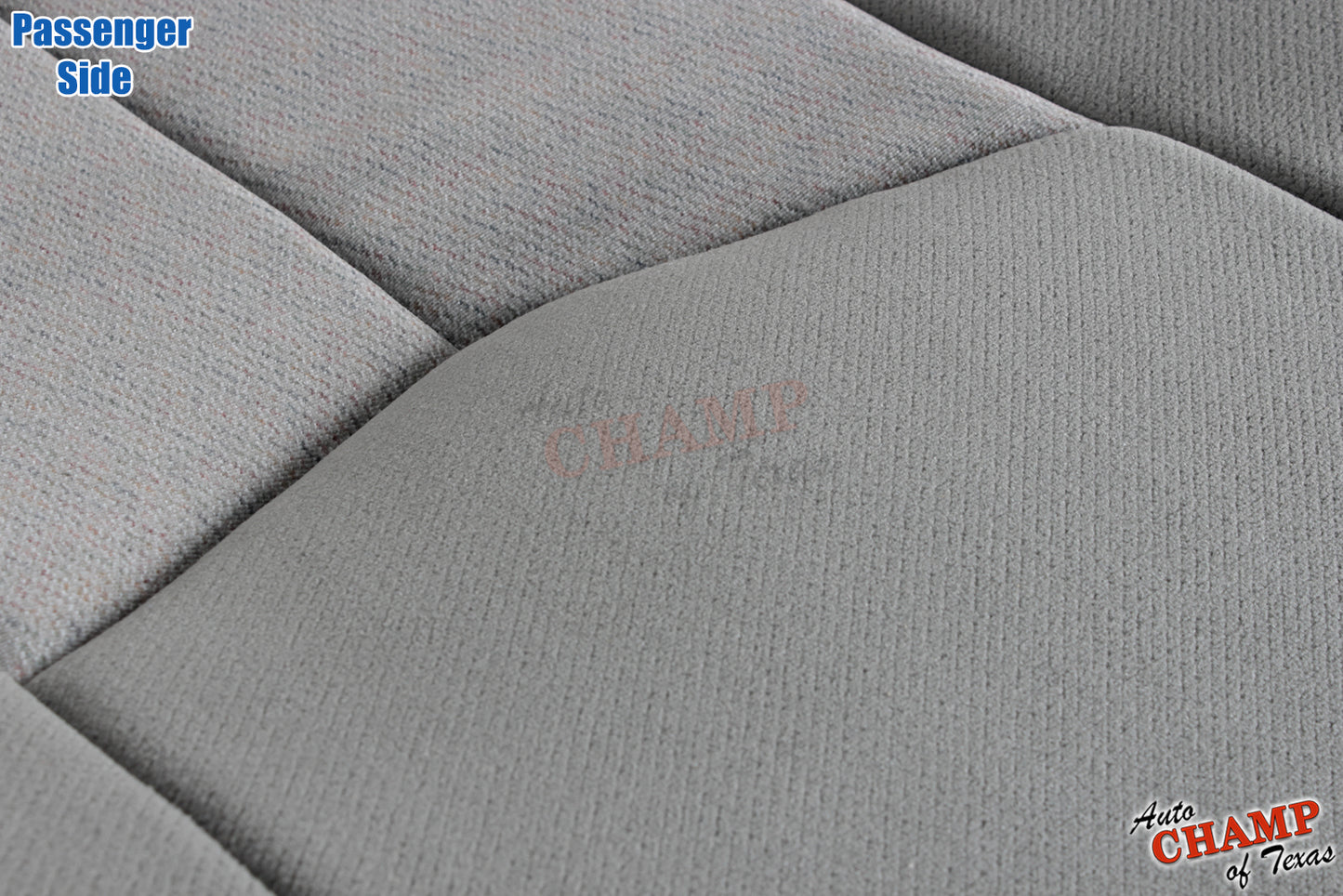 2003-2007 GMC Sierra Passenger Bottom Cloth Seat Cover Pewter Gray