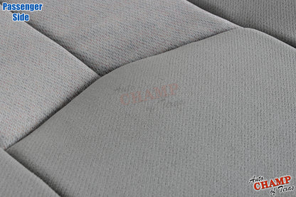 2003-2006 GMC Yukon & Yukon XL SLE SLT Passenger Side Bottom Cloth Seat Cover Gray