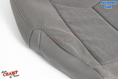 2003-2006 GMC Yukon & Yukon XL SLE SLT Passenger Side Bottom Cloth Seat Cover Gray