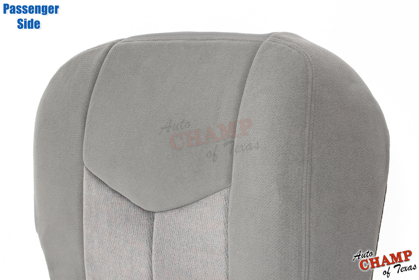 2003-2006 GMC Yukon & Yukon XL SLE SLT Passenger Side Bottom Cloth Seat Cover Gray