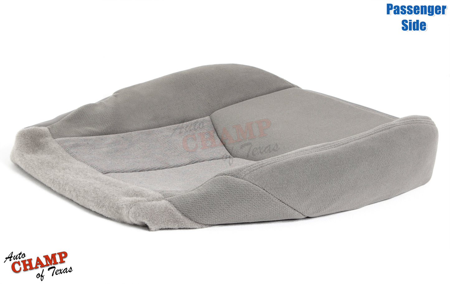 2003-2006 GMC Yukon & Yukon XL SLE SLT Passenger Side Bottom Cloth Seat Cover Gray