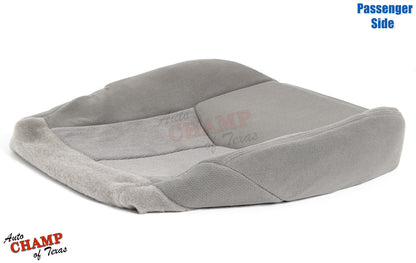 2003-2006 GMC Yukon & Yukon XL SLE SLT Passenger Side Bottom Cloth Seat Cover Gray