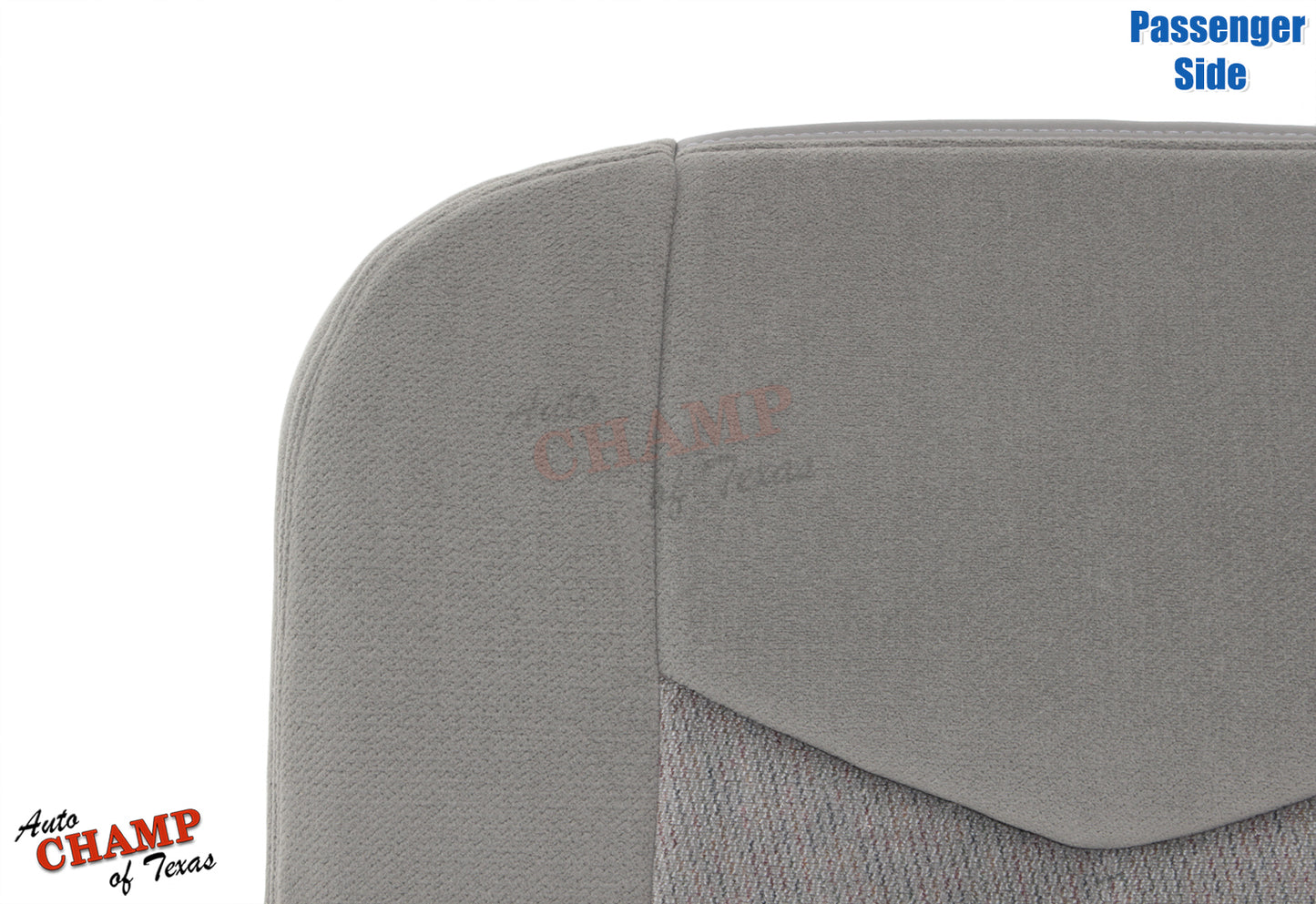 2003-2007 GMC Sierra Passenger Bottom Cloth Seat Cover Pewter Gray