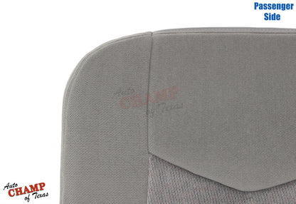 2003-2007 GMC Sierra Passenger Bottom Cloth Seat Cover Pewter Gray