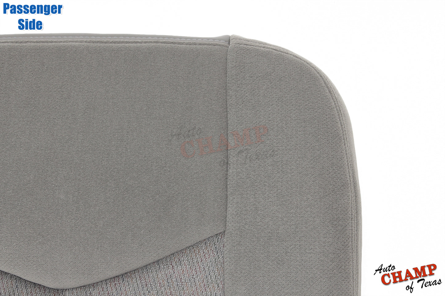 2003-2007 GMC Sierra Passenger Bottom Cloth Seat Cover Pewter Gray