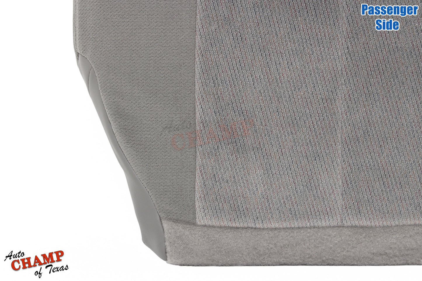 2003-2006 GMC Yukon & Yukon XL SLE SLT Passenger Side Bottom Cloth Seat Cover Gray
