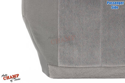2003-2006 GMC Yukon & Yukon XL SLE SLT Passenger Side Bottom Cloth Seat Cover Gray