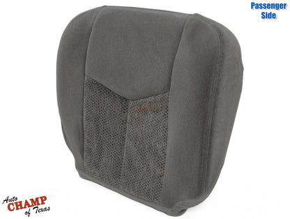 2003 2007 chevy silverado passenger seat cover gray upright angled front view