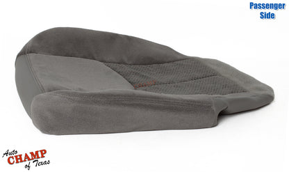 2003 2007 chevy silverado passenger seat cover gray angled side view