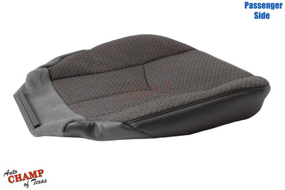 2007 gmc sierra passenger seat cover black cloth angle