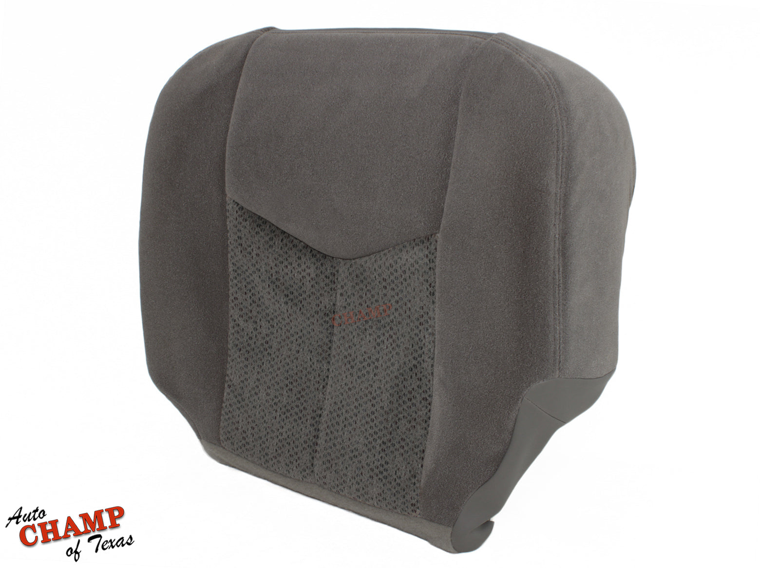driver side backrest seat cover close up 2003 2007 silverado gray cloth auto champ of texas