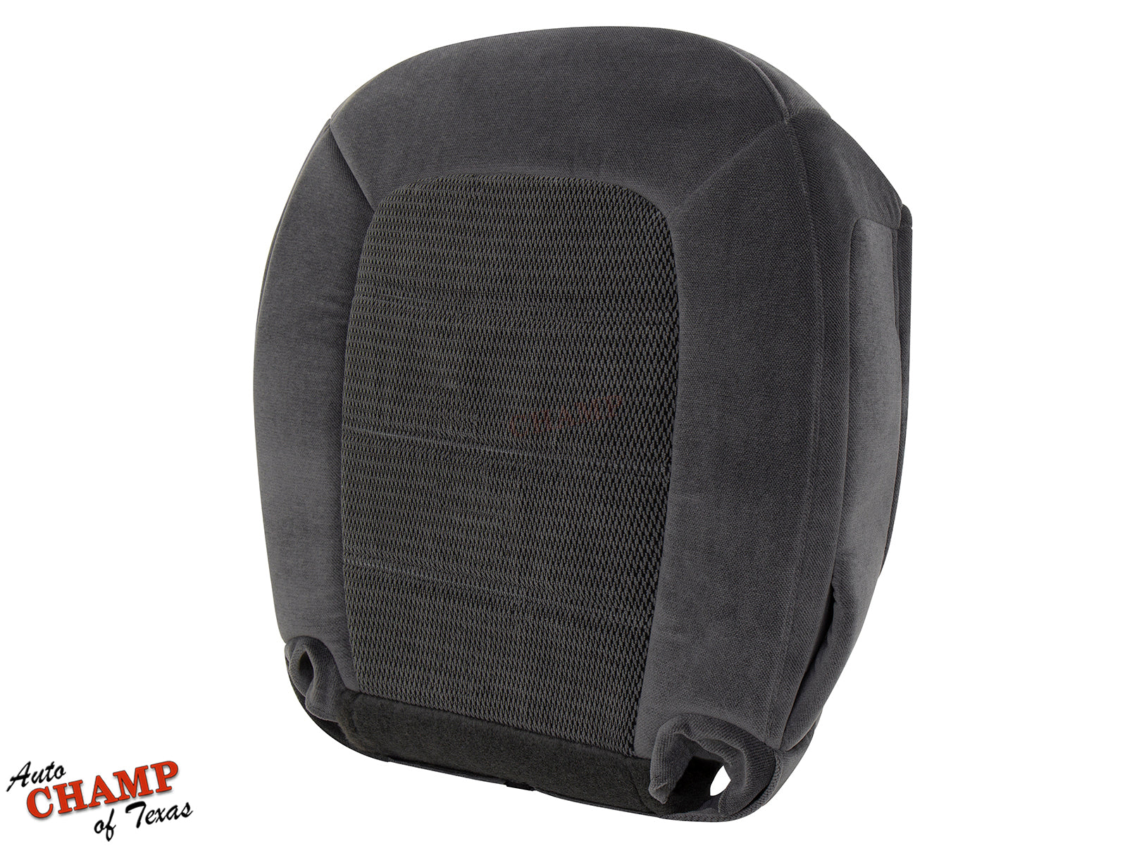 2004 2005 ford explorer xlt driver side bottom seat cover gray cloth angled view