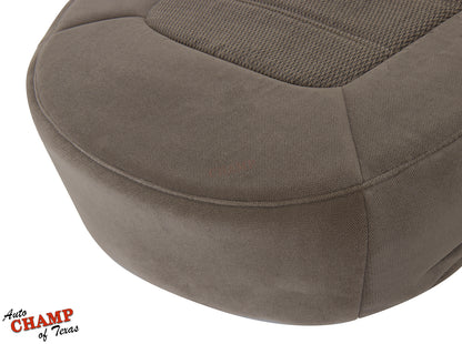 2004 2005 ford explorer driver side seat cover bottom close up tan cloth