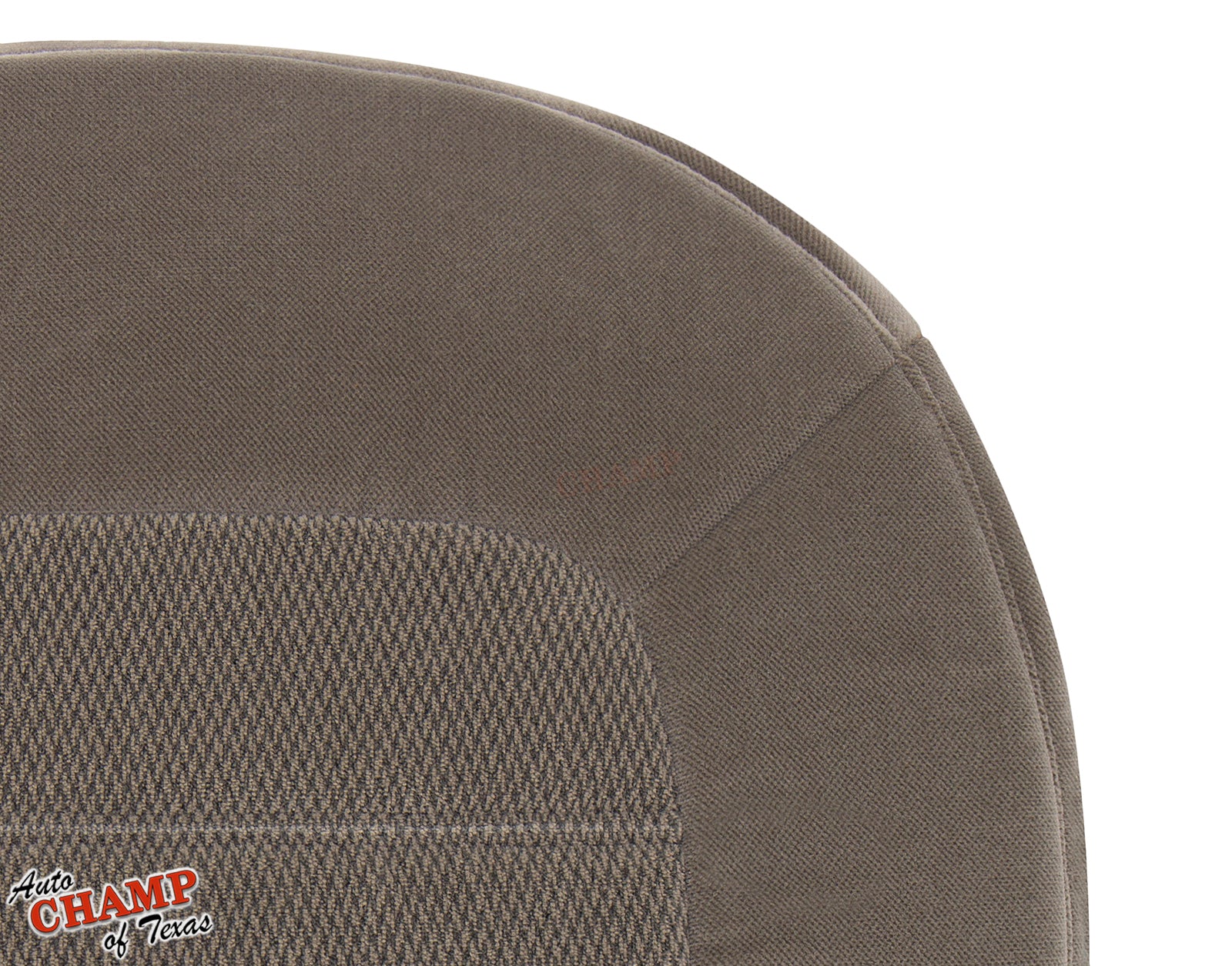 2004 2005 ford explorer driver side seat cover upper view tan cloth