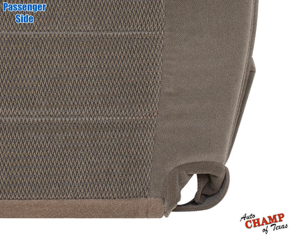 2004 2005 ford explorer passenger bottom seat cover tan cloth replacement