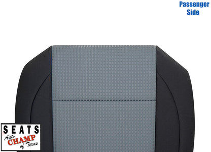 nissan titan 2004 2007 black gray seat bottom cloth