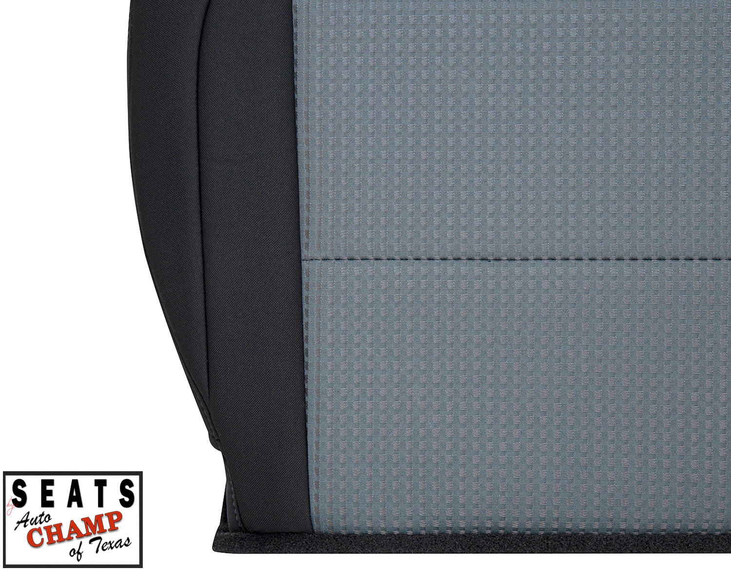 driver bottom seat cover cloth black gray titan 2004 2007