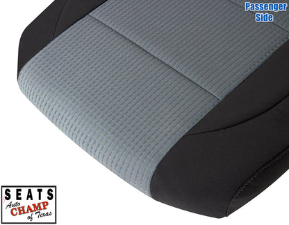 cloth seat titan black gray passenger bottom 2004 2007