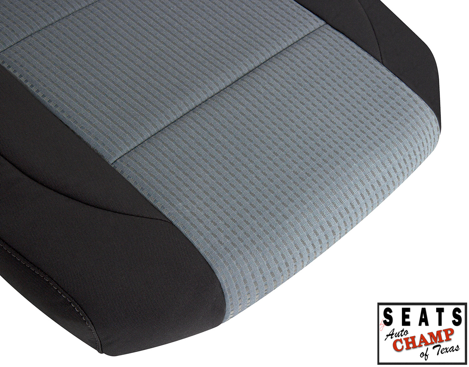 titan seat bottom driver 2004 2007 black gray cloth cushion