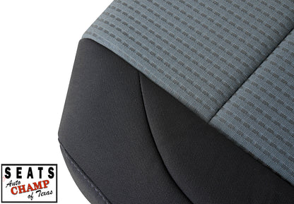black and gray titan seat cover 2004 2007 driver bottom