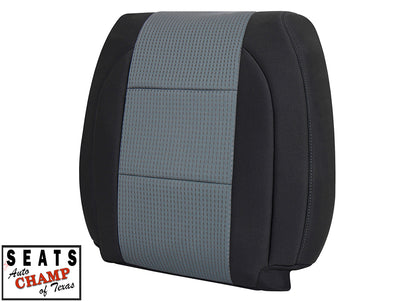 oem gray black seat back nissan titan driver