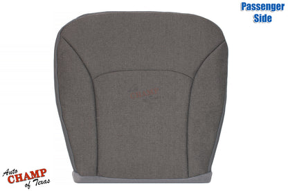 2003 Ford E150 E250 E350 E450 Passenger Bottom Seat Cover Gray Cloth Medium Flint
