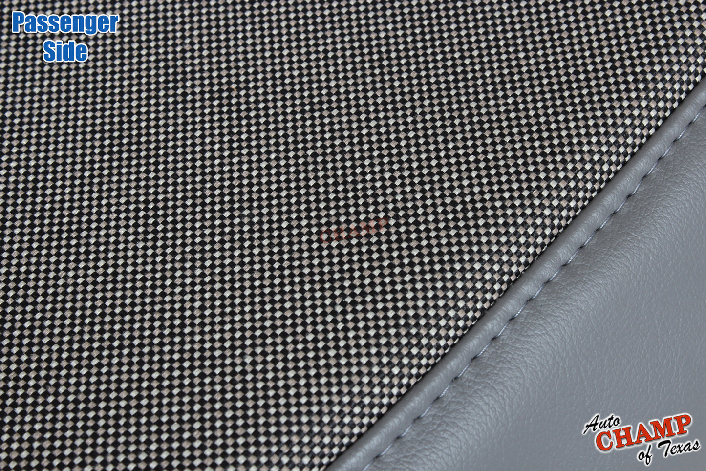 2003 Ford E150 E250 E350 E450 Passenger Bottom Seat Cover Gray Cloth Medium Flint