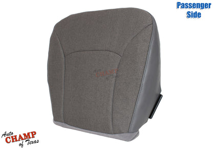 2003 Ford E150 E250 E350 E450 Passenger Bottom Seat Cover Gray Cloth Medium Flint