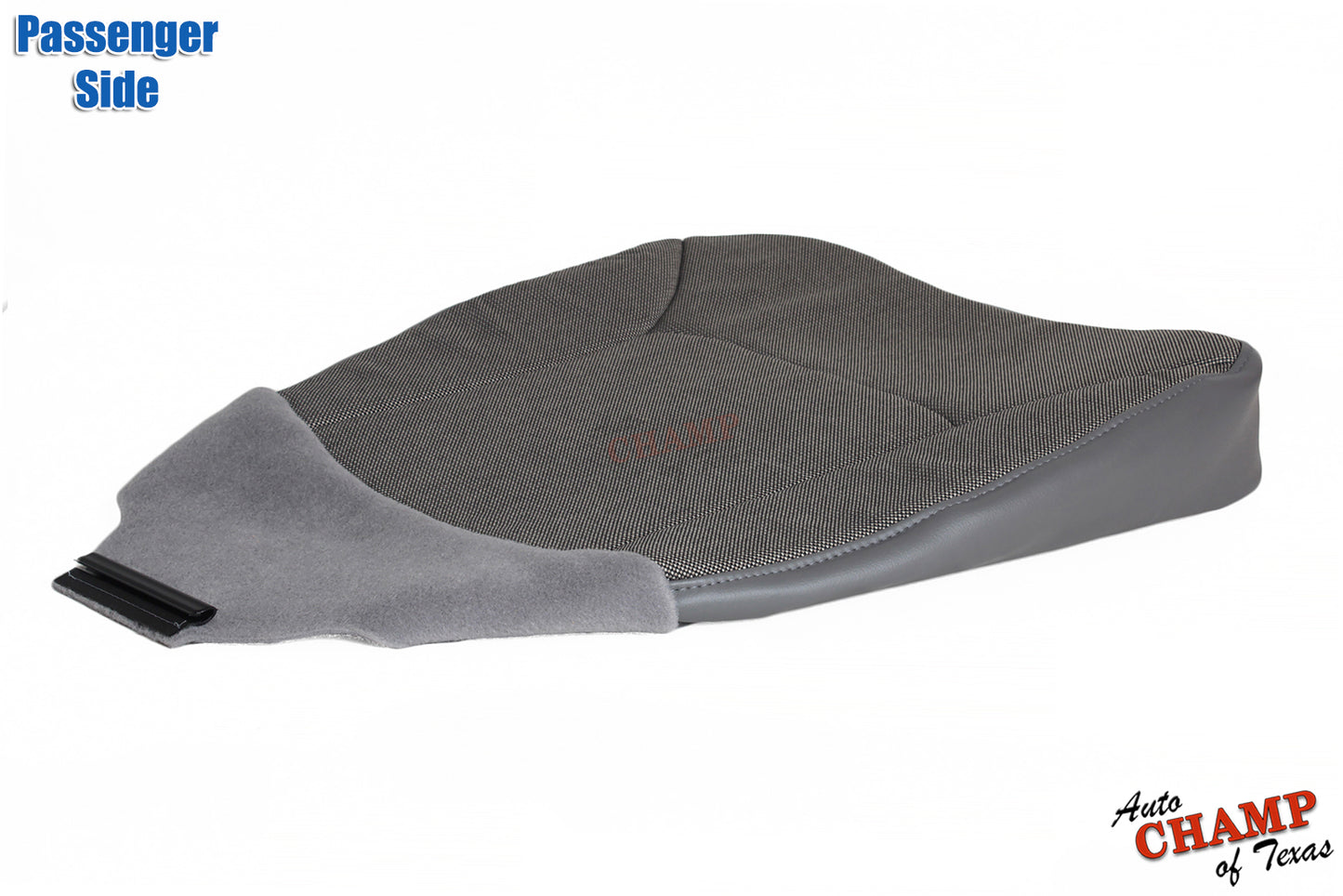 2003 Ford E150 E250 E350 E450 Passenger Bottom Seat Cover Gray Cloth Medium Flint