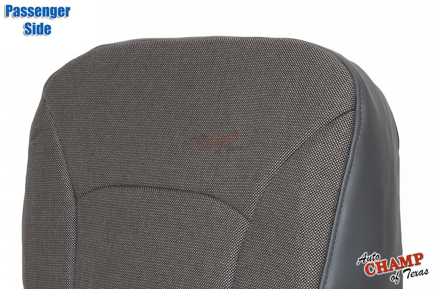 2003 Ford E150 E250 E350 E450 Passenger Bottom Seat Cover Gray Cloth Medium Flint