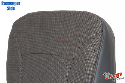 2003 Ford E150 E250 E350 E450 Passenger Bottom Seat Cover Gray Cloth Medium Flint