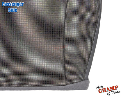 2003 Ford E150 E250 E350 E450 Passenger Bottom Seat Cover Gray Cloth Medium Flint
