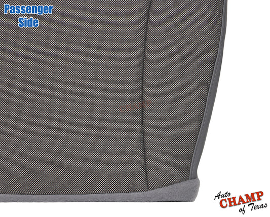 2003 Ford E150 E250 E350 E450 Passenger Bottom Seat Cover Gray Cloth Medium Flint