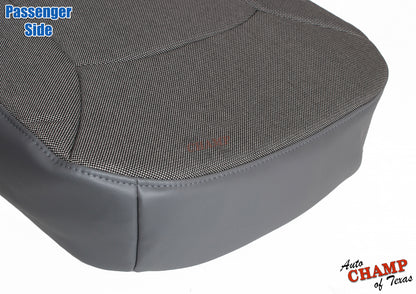 2003 Ford E150 E250 E350 E450 Passenger Bottom Seat Cover Gray Cloth Medium Flint