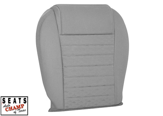 2005 2006 2007 2008 mustang driver seat backrest cloth cover gray insert auto champ texas