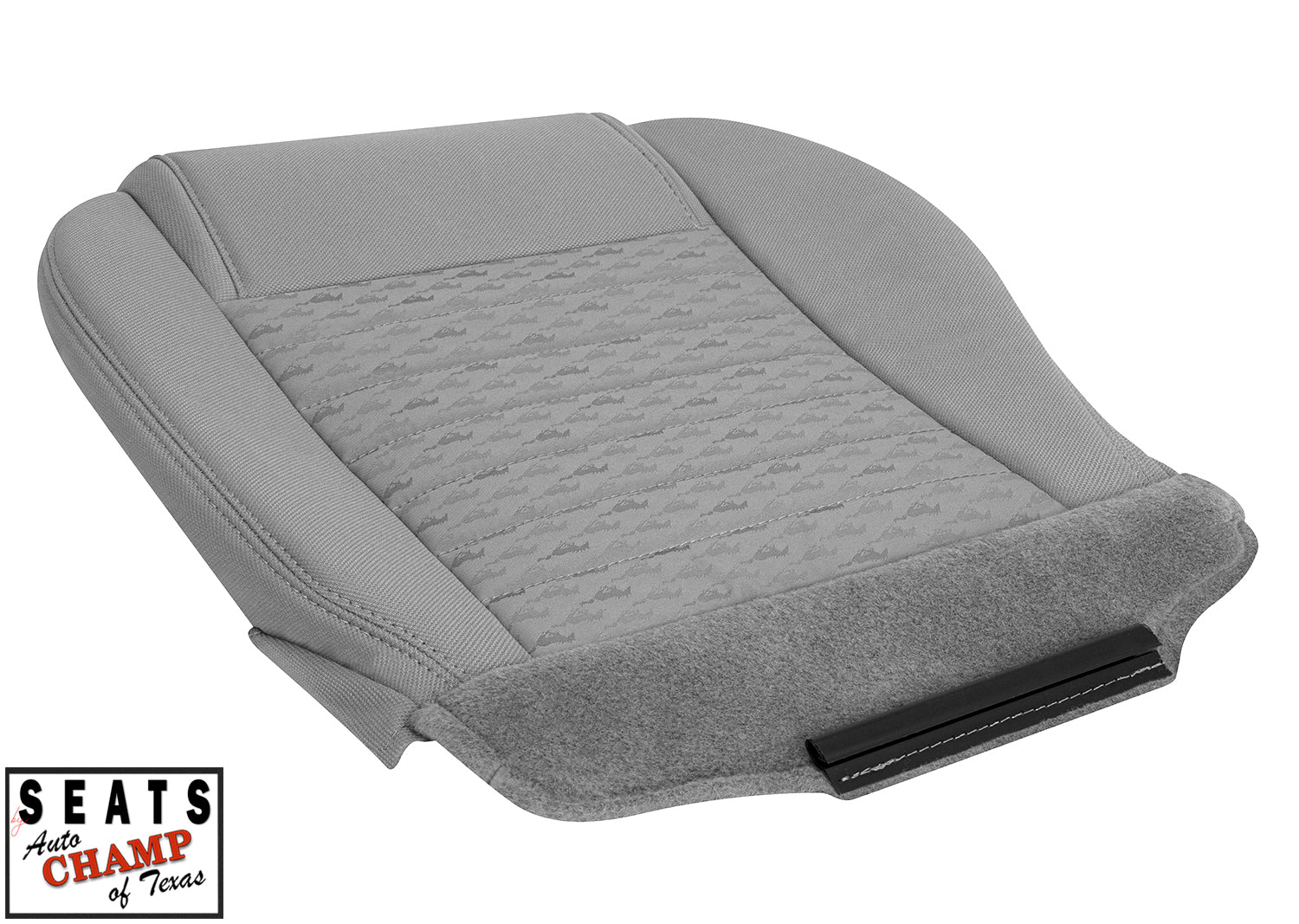2005 2006 2007 2008 mustang driver seat bottom cloth cover gray insert auto champ texas