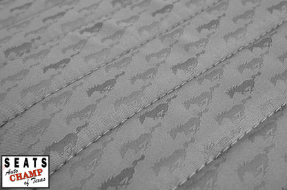 2005 2006 2007 2008 mustang driver seat bottom cloth pattern running horse detail auto champ texas