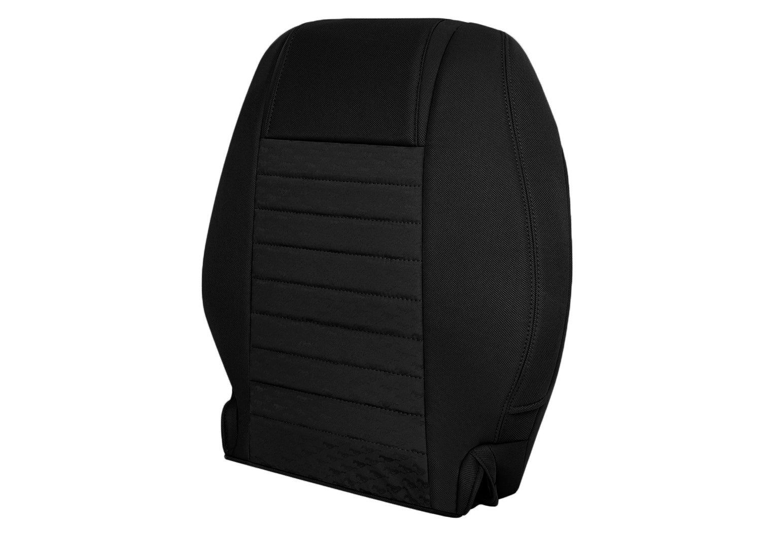 2005 2008 mustang gt v8 seat cover driver backrest black cloth