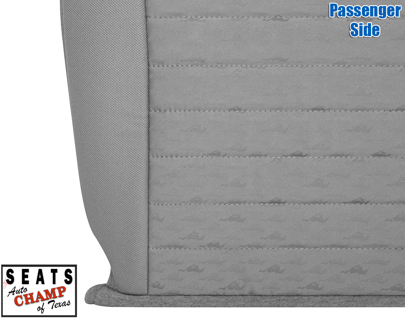 mustang passenger side seat backrest cloth gray pattern 2005 2006 2007 2008