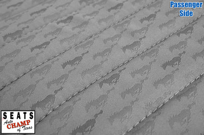 mustang seat insert pattern stitching 2005 2006 2007 2008 gray cloth passenger side