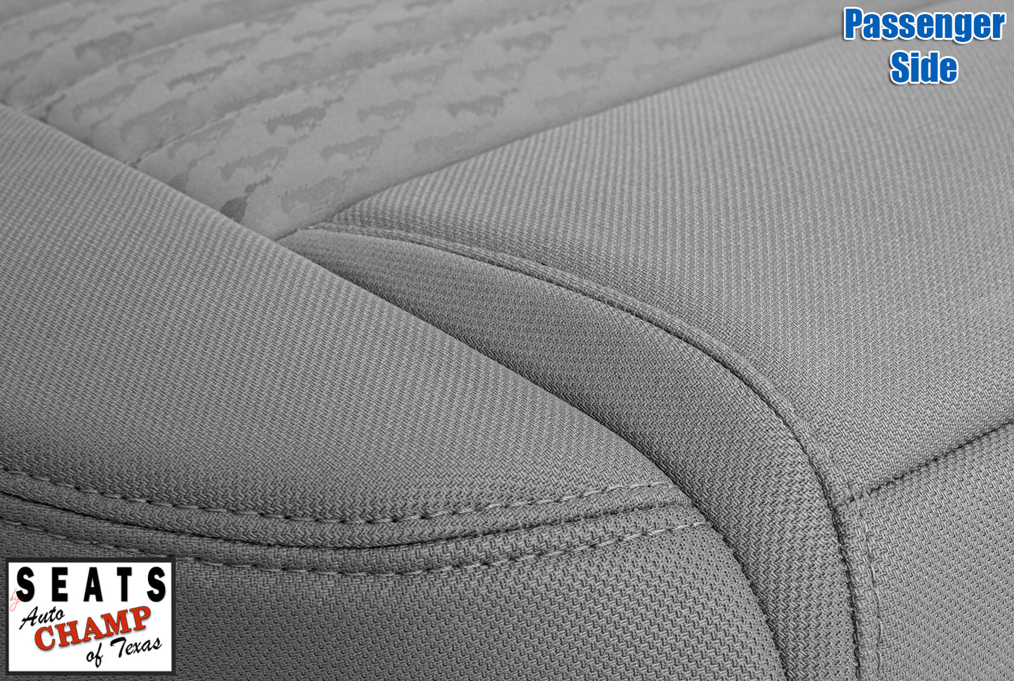 gray cloth seat front edge mustang 2005 2006 2007 2008 passenger side