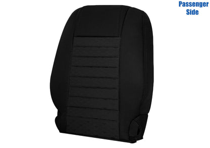 mustang passenger seat cover black cloth