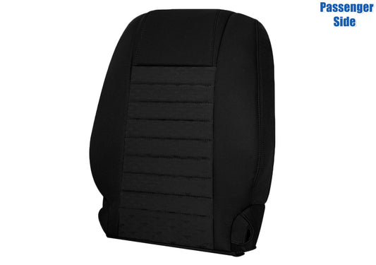 mustang passenger seat cover black cloth