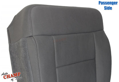 ford f150 stx passenger seat cover cloth gray 2007 2008 bottom