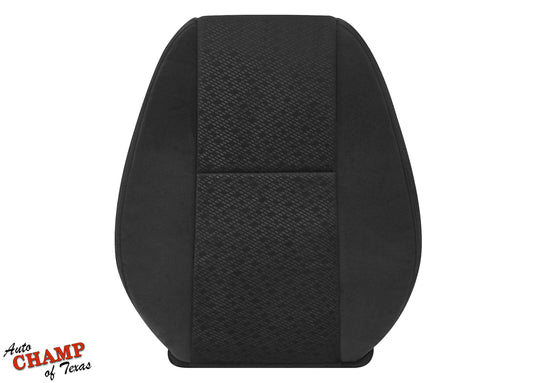 2007 2009 gmc sierra driver seat backrest cover black cloth