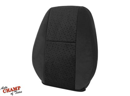2007 2009 gmc sierra driver seat backrest cover black cloth