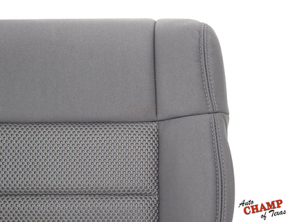 sahara wrangler gray cloth driver bottom seat cover